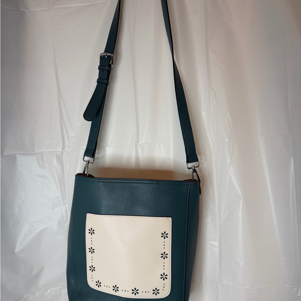 BROMEN Hobo Bags - Vegan Leather Bucket Crossbody Purse - Picture 2 of 13